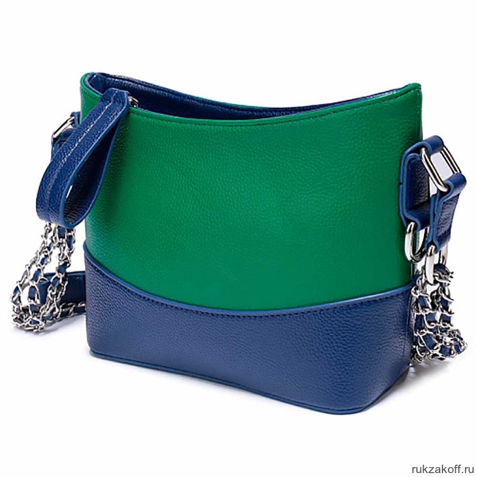 Зеленые и голубые сумки